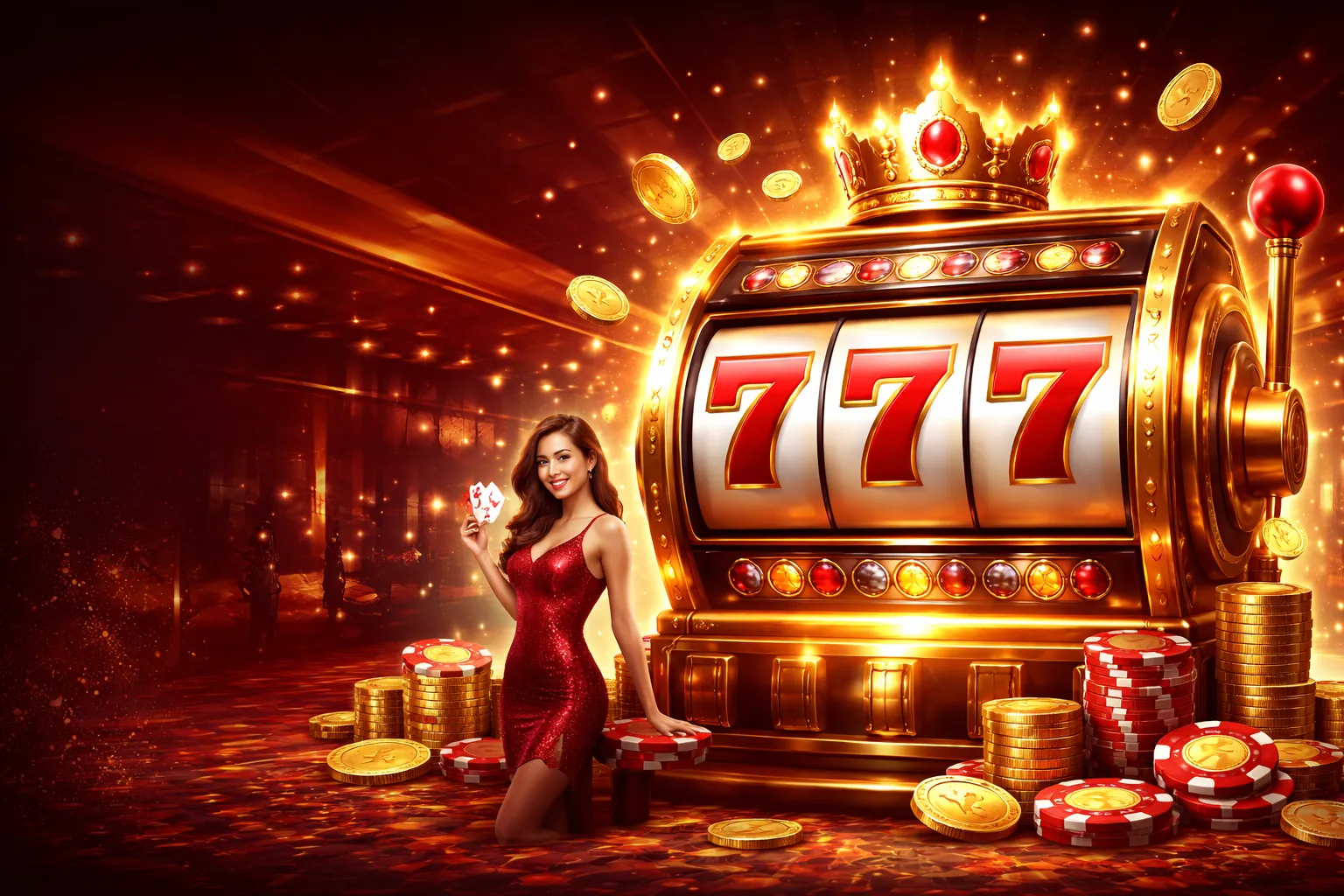 Máy đánh bạc f1686 game với hình ảnh jackpot lớn và tiền vàng
